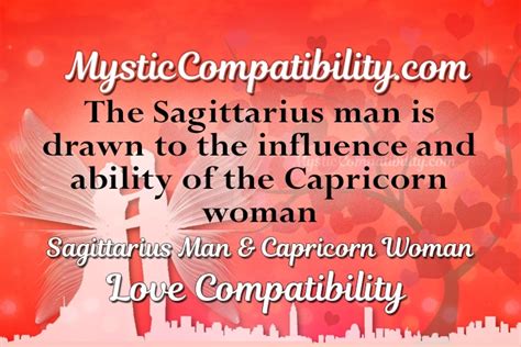 capricorn man dating sagittarius woman